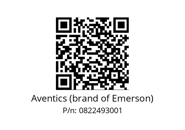   Aventics (brand of Emerson) 0822493001