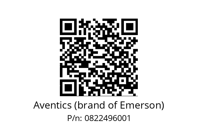   Aventics (brand of Emerson) 0822496001