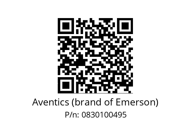   Aventics (brand of Emerson) 0830100495