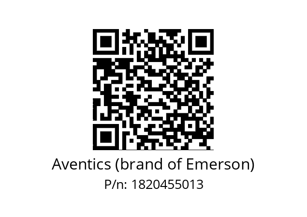   Aventics (brand of Emerson) 1820455013