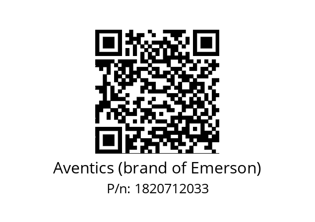   Aventics (brand of Emerson) 1820712033