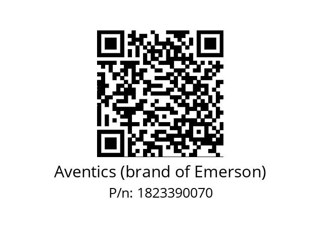   Aventics (brand of Emerson) 1823390070