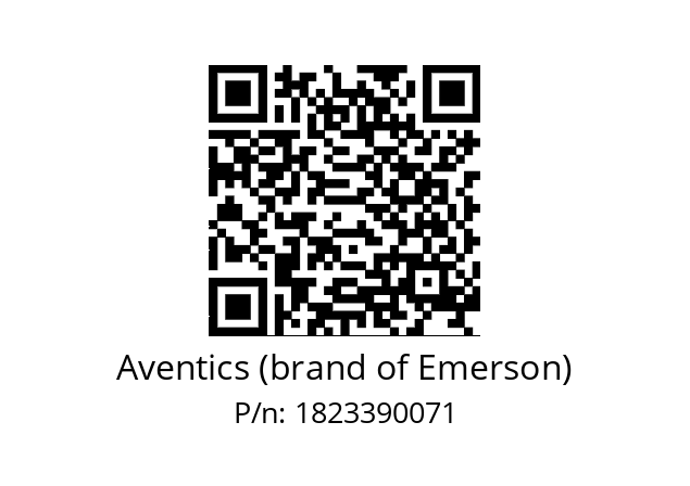   Aventics (brand of Emerson) 1823390071