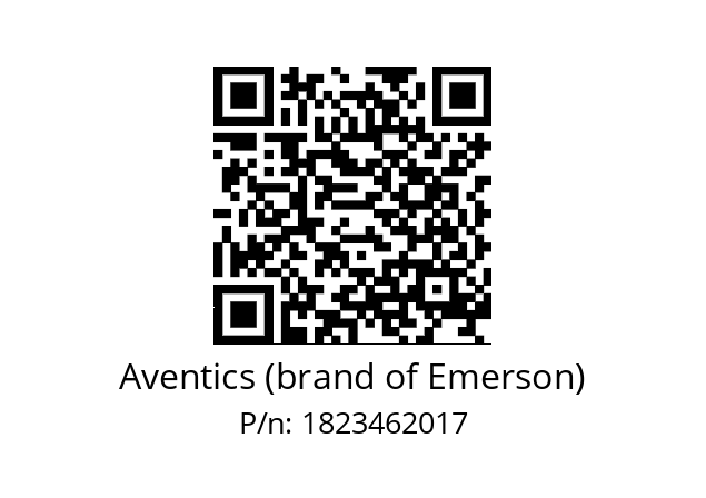   Aventics (brand of Emerson) 1823462017