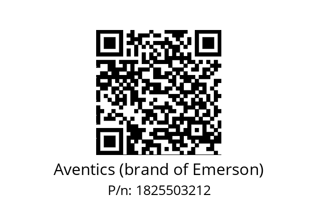   Aventics (brand of Emerson) 1825503212