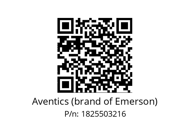   Aventics (brand of Emerson) 1825503216