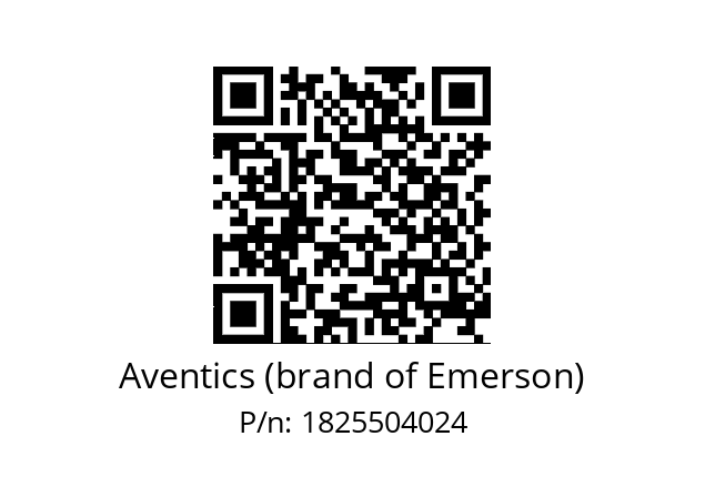   Aventics (brand of Emerson) 1825504024