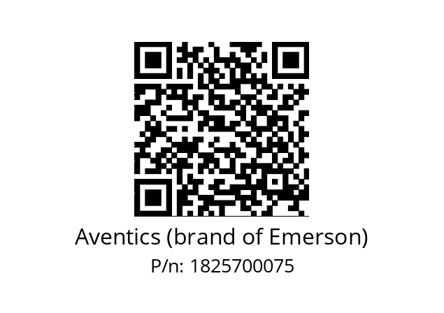   Aventics (brand of Emerson) 1825700075