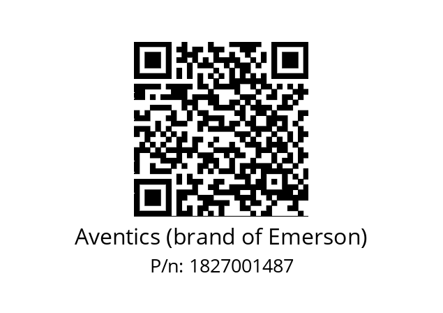   Aventics (brand of Emerson) 1827001487