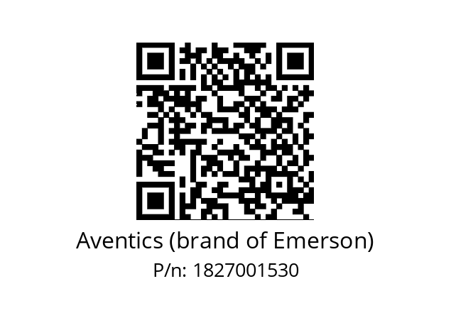   Aventics (brand of Emerson) 1827001530