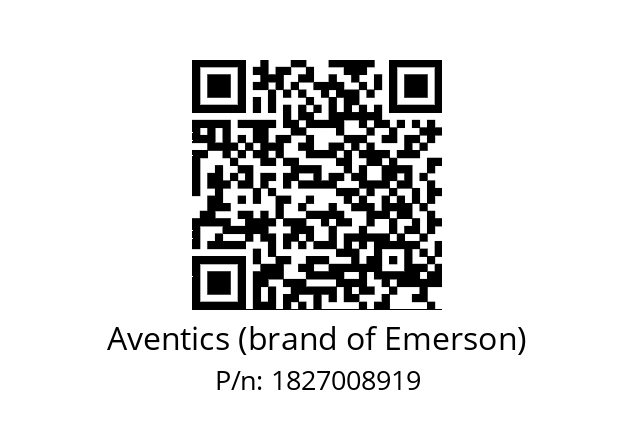   Aventics (brand of Emerson) 1827008919