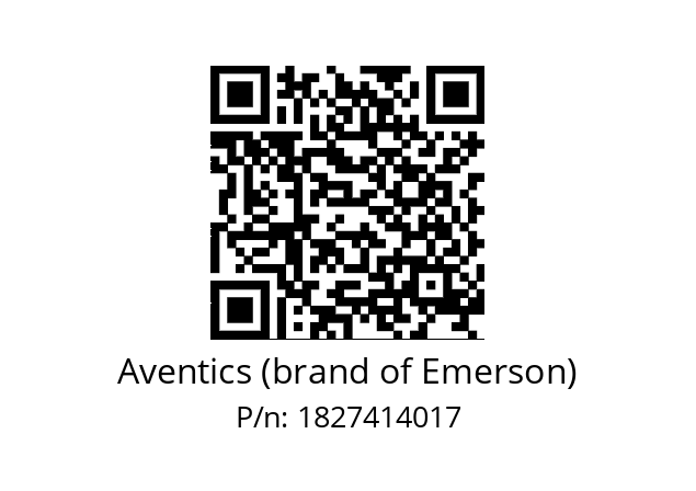   Aventics (brand of Emerson) 1827414017