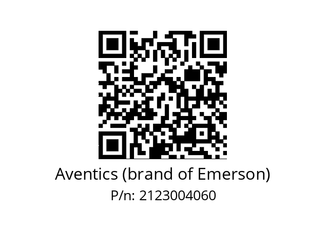   Aventics (brand of Emerson) 2123004060