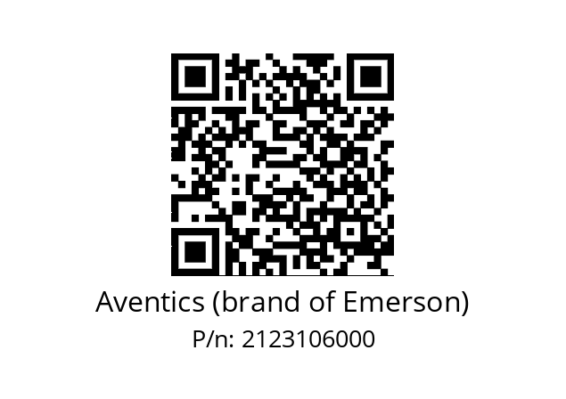   Aventics (brand of Emerson) 2123106000