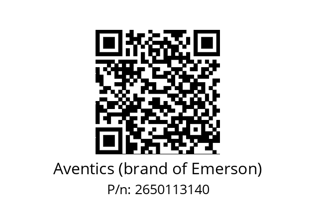   Aventics (brand of Emerson) 2650113140