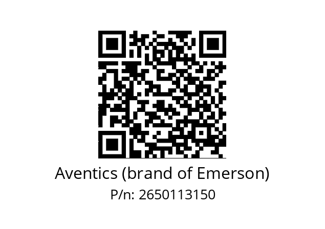   Aventics (brand of Emerson) 2650113150