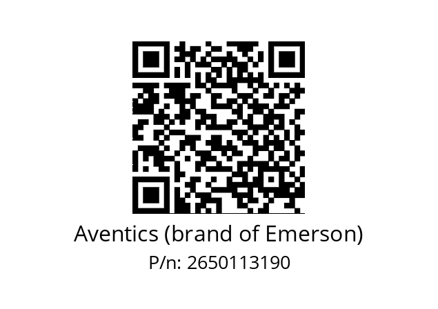   Aventics (brand of Emerson) 2650113190