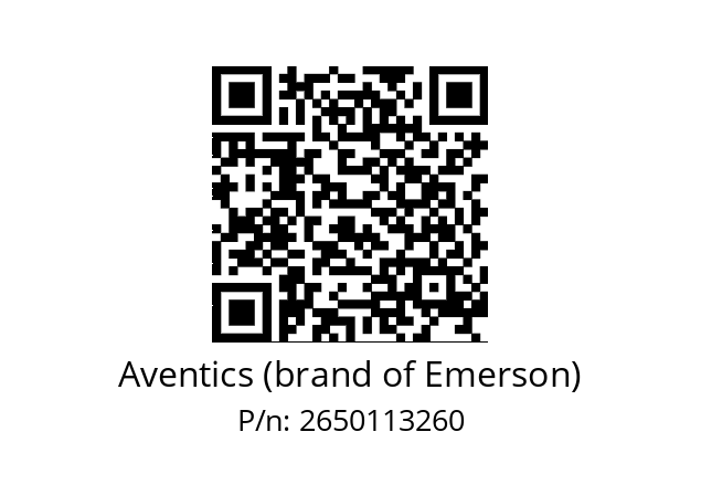   Aventics (brand of Emerson) 2650113260