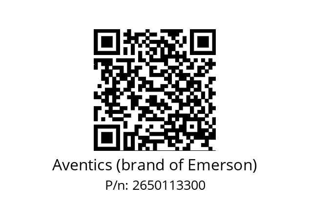   Aventics (brand of Emerson) 2650113300