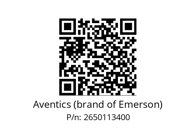   Aventics (brand of Emerson) 2650113400