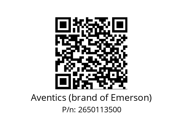   Aventics (brand of Emerson) 2650113500