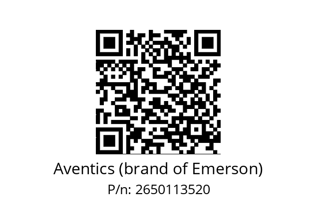   Aventics (brand of Emerson) 2650113520