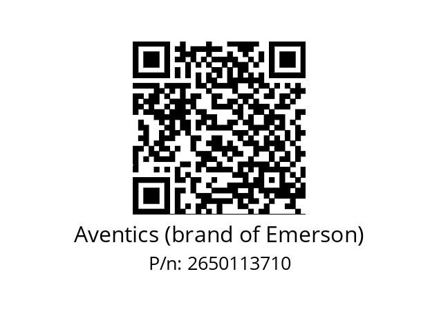   Aventics (brand of Emerson) 2650113710