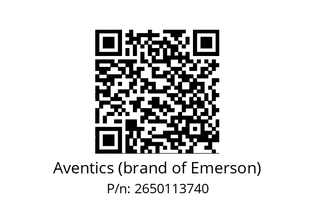   Aventics (brand of Emerson) 2650113740