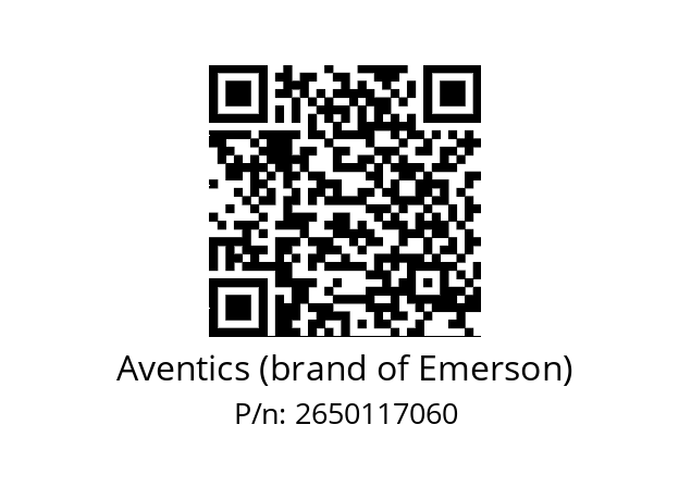   Aventics (brand of Emerson) 2650117060