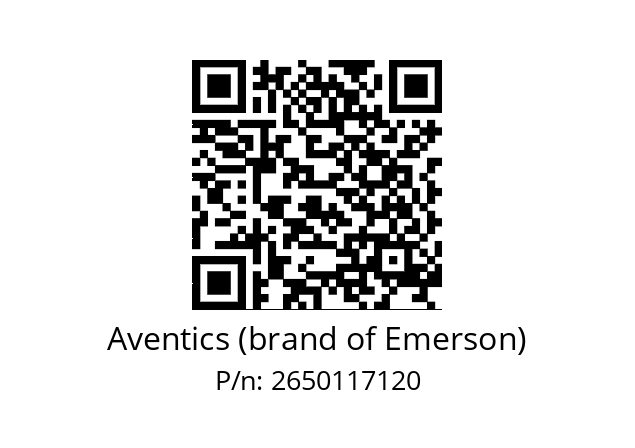   Aventics (brand of Emerson) 2650117120