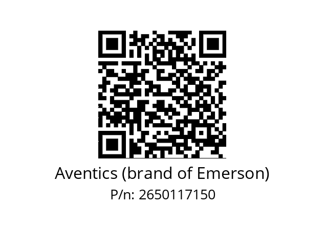   Aventics (brand of Emerson) 2650117150