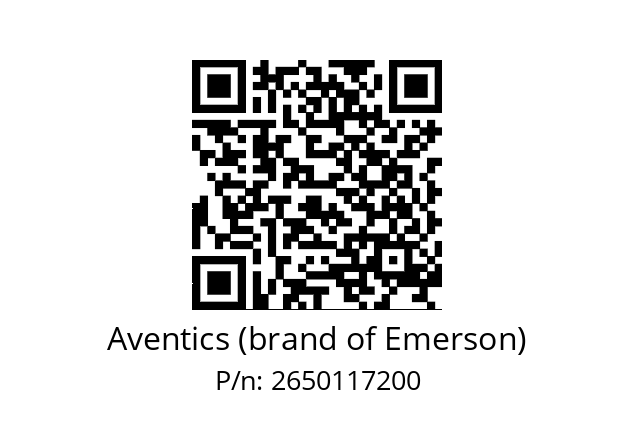   Aventics (brand of Emerson) 2650117200