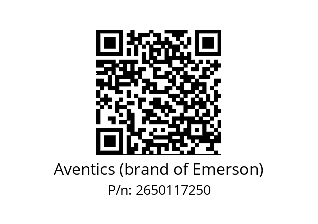   Aventics (brand of Emerson) 2650117250