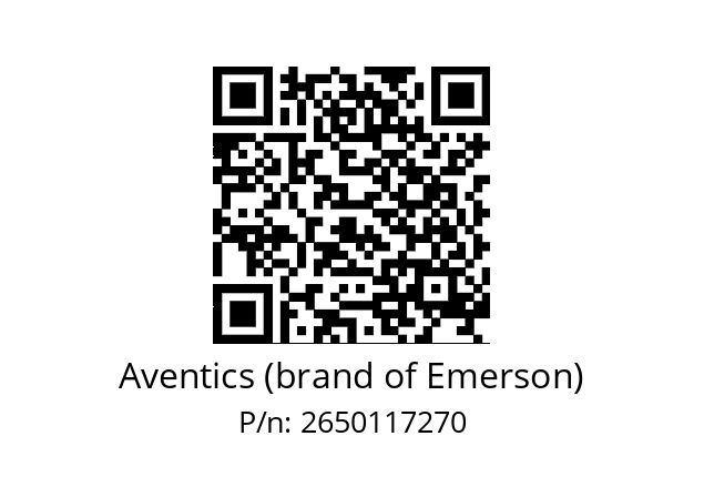   Aventics (brand of Emerson) 2650117270