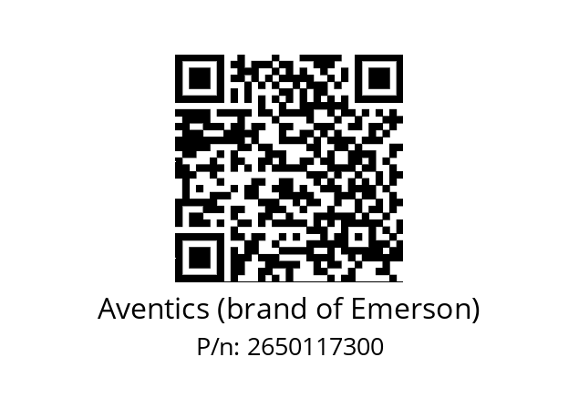   Aventics (brand of Emerson) 2650117300