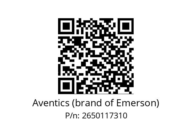   Aventics (brand of Emerson) 2650117310