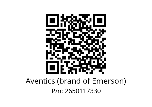   Aventics (brand of Emerson) 2650117330