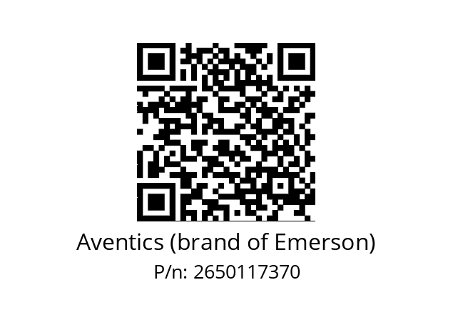   Aventics (brand of Emerson) 2650117370