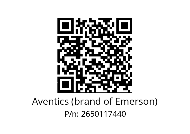   Aventics (brand of Emerson) 2650117440