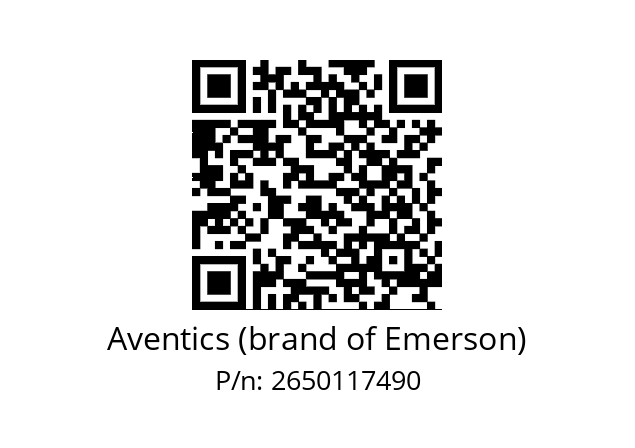   Aventics (brand of Emerson) 2650117490