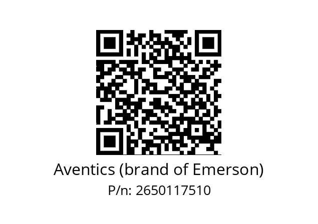   Aventics (brand of Emerson) 2650117510