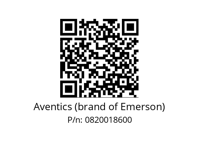   Aventics (brand of Emerson) 0820018600