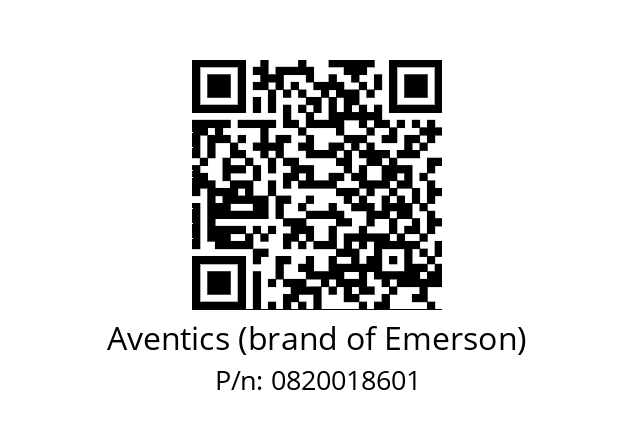   Aventics (brand of Emerson) 0820018601