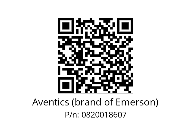   Aventics (brand of Emerson) 0820018607