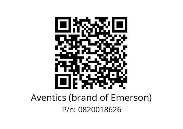   Aventics (brand of Emerson) 0820018626