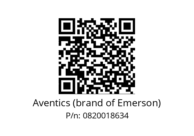   Aventics (brand of Emerson) 0820018634