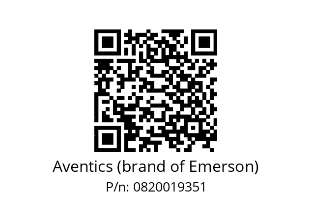   Aventics (brand of Emerson) 0820019351