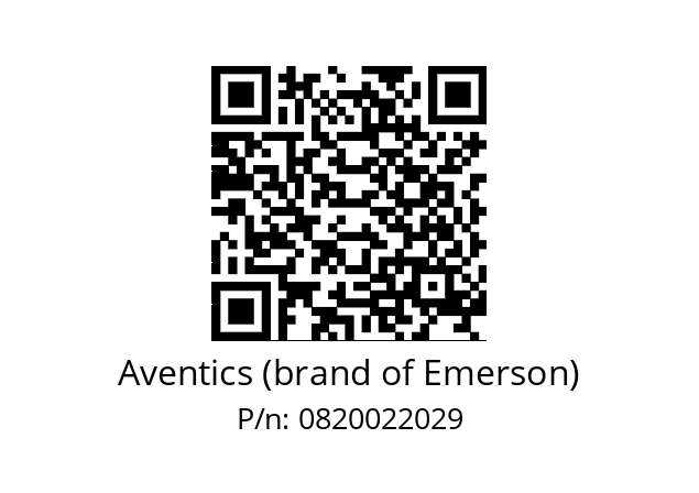   Aventics (brand of Emerson) 0820022029