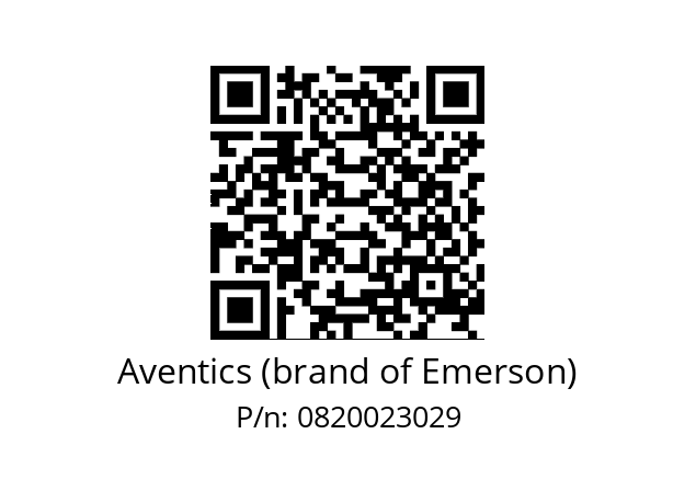   Aventics (brand of Emerson) 0820023029