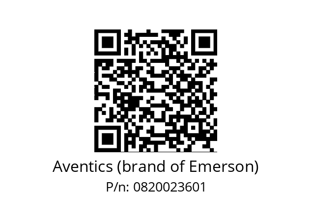   Aventics (brand of Emerson) 0820023601